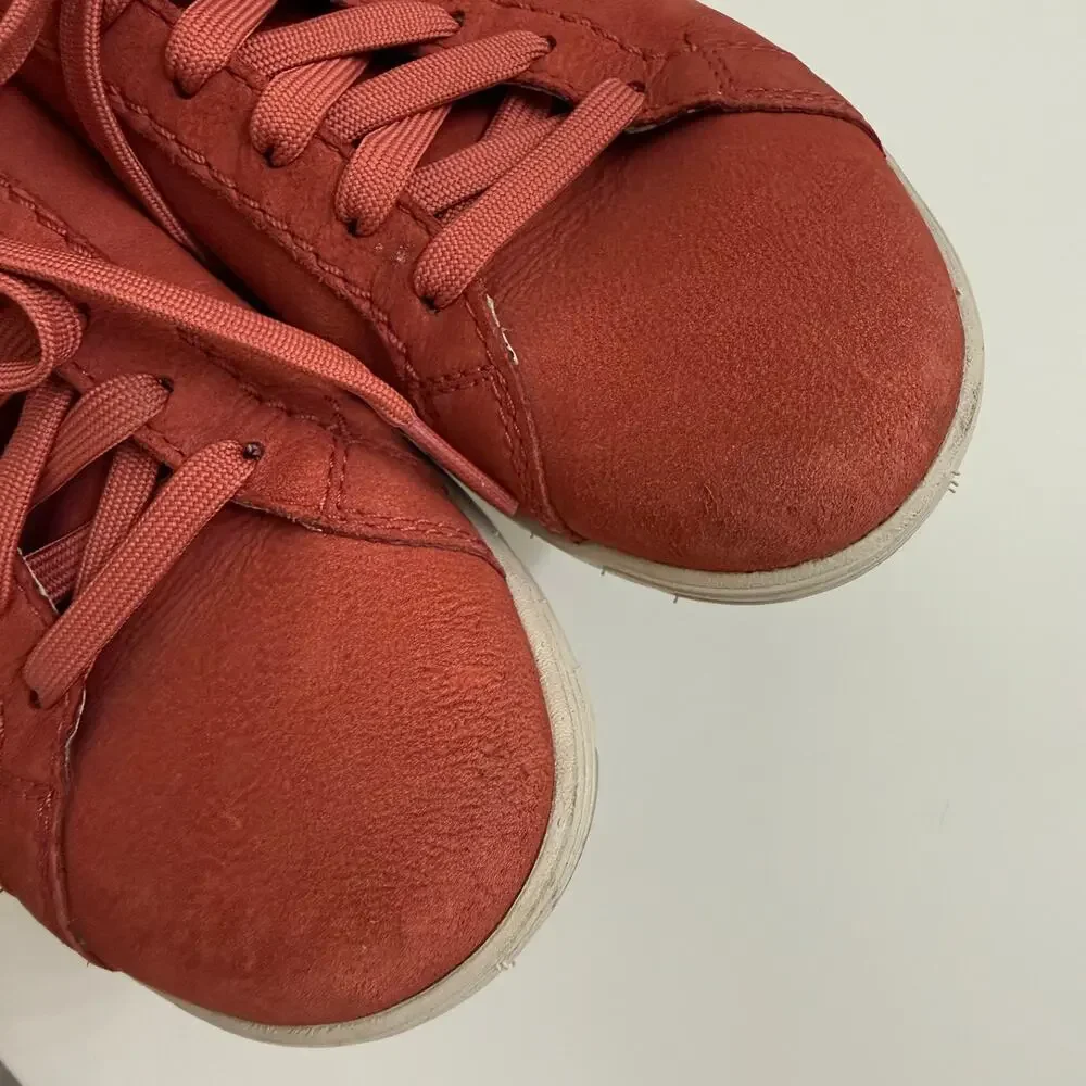 Dansko Women's Leela Waterproof Nubuck Sneakers Red Chili Sz 38 (US 7.5) Comfort